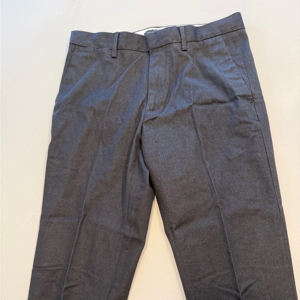 Banana Republic Charcoal Grey Tapered Fit Chinos
